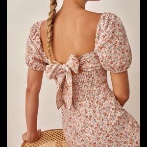 Reformation Denver linen Dress fairy size 2 authentic